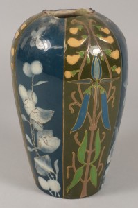 a wedgwood pate sur pate decorated vase, is this by a young frederick rhead